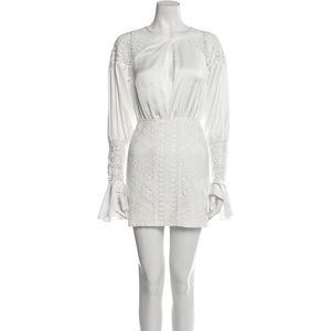 Michael Costello x revolve scoop neck mini dress